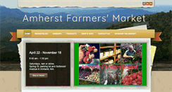 Desktop Screenshot of amherstfarmersmarket.com